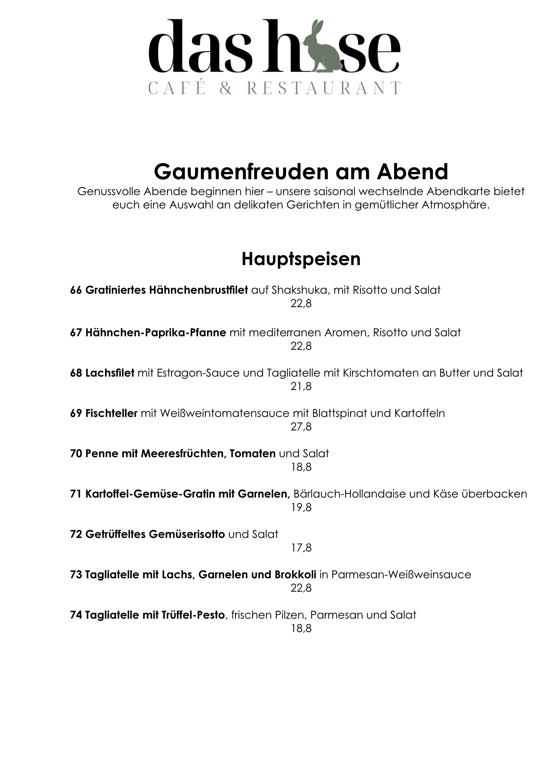 Gaumenfreuden am Abend 3